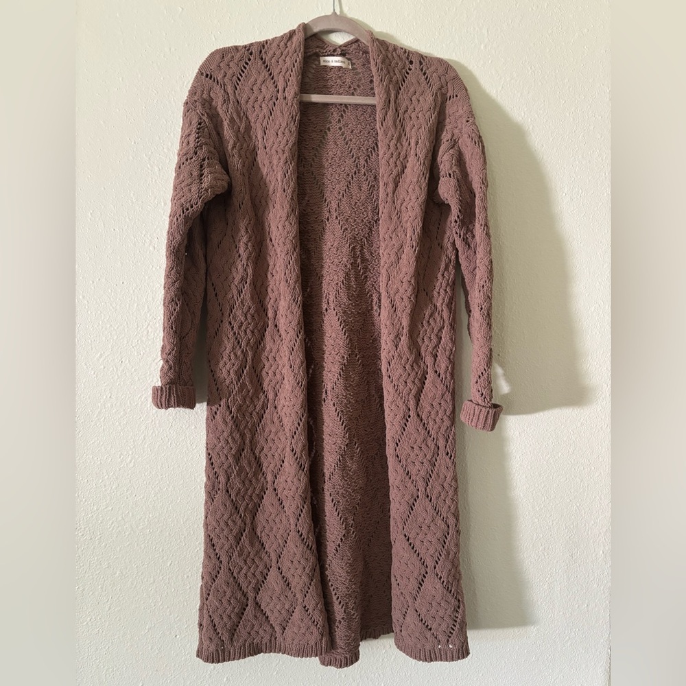 ❌SOLD❌ Moon & Madison Chunky Sweater Cardigan - Picture 2 of 5